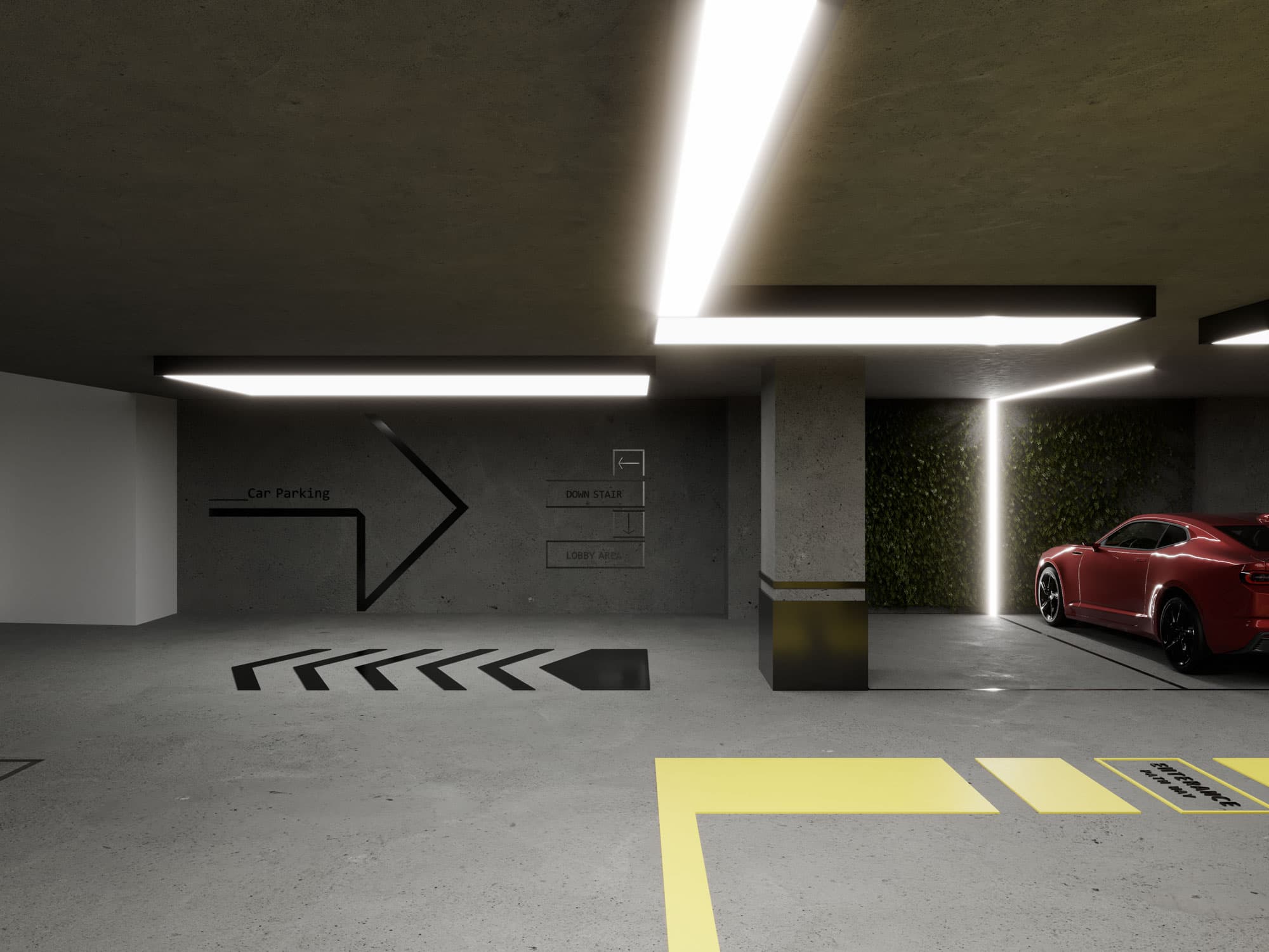 پارکینگ خانه‌های لوکس